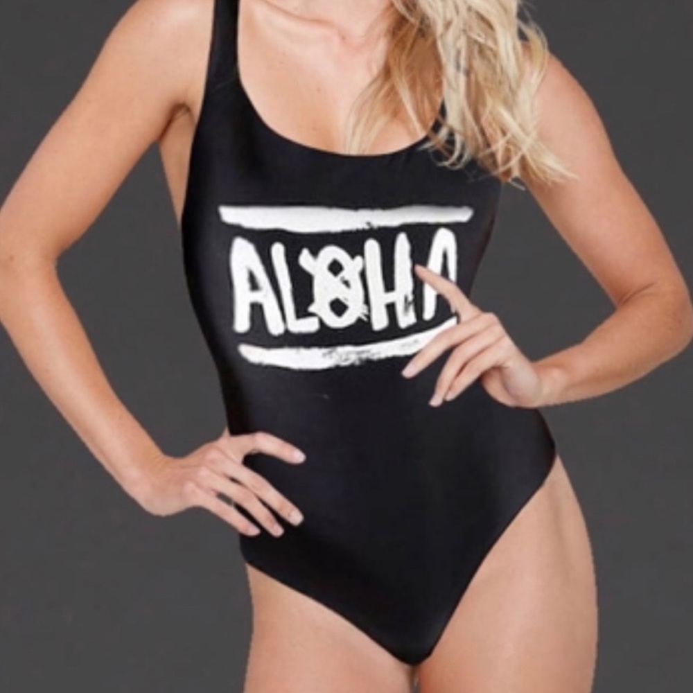 Alia Blue Aloha One Piece